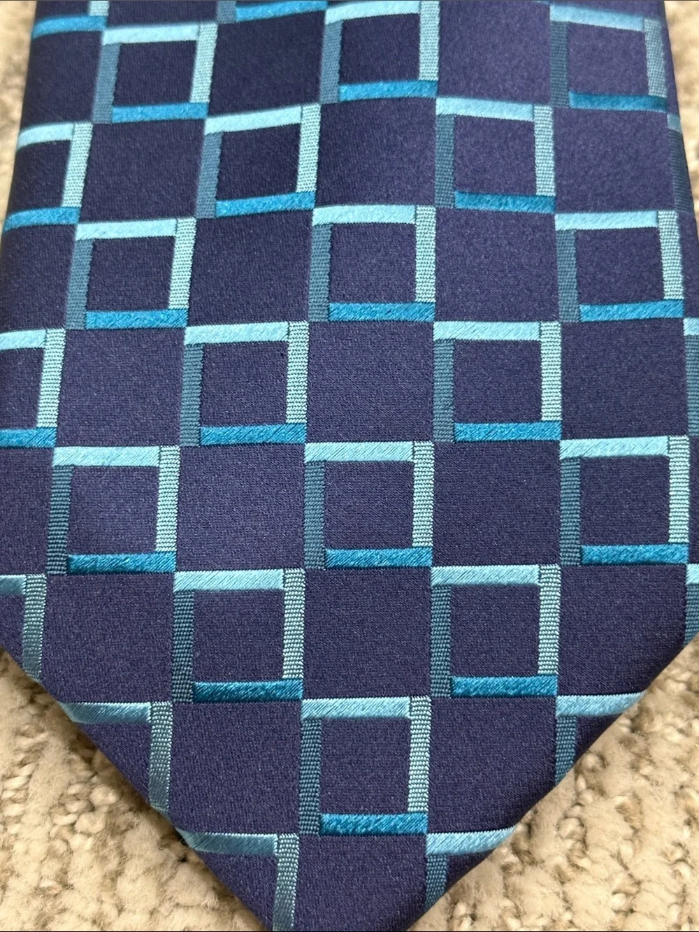 BCBG Geometric Silk Tie